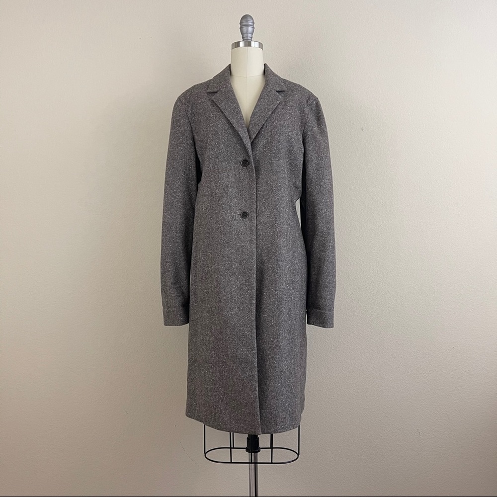 Kenneth Cole New York Wool Lined Long Coat